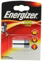 Батарейка Energizer CR123, в упаковке: 1 шт