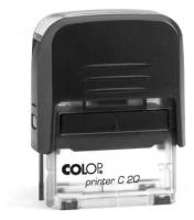 Текстовый штамп Colop Printer C20 пластик корпус: ассортимент автоматический копия верна подпись 1 страница оттиск: синий ширина: 38мм высота: 14мм