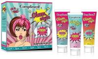 Compliment Glam Style Подарочный набор: скраб для лица, 80 мл + крем для лица, 80 мл + маска для лица, 80 мл