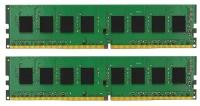 Оперативная память Kingston 16 ГБ (8 ГБ x 2 шт.) DDR4 2666 МГц DIMM CL19 KVR26N19S8K2/16