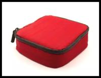 Универсальная мягкая сумка-кейс для экшен камер GoPro, DJI, Insta360 и аксессуаров, красная (22x20x7 см)
