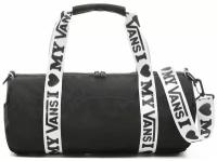 Сумка спортивная Vans Here We Go Duffle Black - Vans Love черная