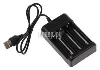 Зарядное устройство для трех аккумуляторов АА UC-25, USB, ток заряда 250 мА, чёрное 4057638