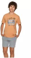 Пижама детская для мальчика TARO Wadim 2743-01, футболка и шорты, оранжевый (Размер: 146)