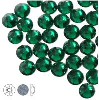 Стразы термоклеевые Xirius 8+8 граней SS16 (3,8-4,0 мм) арт. HF16-10 цв. Emerald, уп.100шт