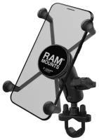 RAM-B-149Z-A-UN10U Мото крепление RAM X-GRIP для больших смартфонов. Муфта 60 мм