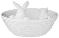 Фруктовница миска ваза для фруктов посуда с кроликами 