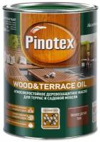 Масло для террас и садовой мебели Pinotex Wood&Terrace Oil, тиковое дерево (1л)