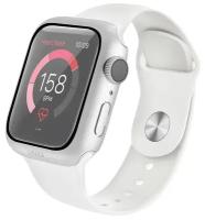 Чехол Uniq Nautic +9H Glass Water-Resistant IP68 для Apple Watch 4/5/6/SE 44 мм, цвет Белый (44MM-NAUWHT) 44MM-NAUWHT