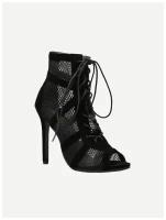 High Heels обувь для танцев латины туфли женские высокая шпилька черные устойчивые открытые стрипы хай хилс