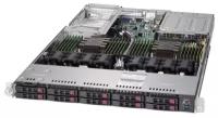 SYS-1029U-TR4 1U, 2xLGA3647 (up to 205W), iC621 (X11DPU), 24xDDR4, up to 10x2.5 HDD, 4x1GbE, 2x PCIEx16, 1x PCIEx8 LP, 1x PCIEx8 internal LP, 2x 750W