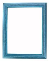 Рама для картин (зеркал) дерево 30*40*4.2 см, Polina синяя 1196013