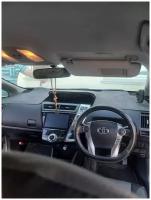 Накидка на панель приборов ручной работы Toyota Prius Alpha. Коврик на торпедо. Kvoter_styling