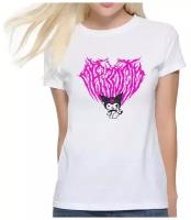 Футболка DreamShirts Hello Kitty Kuromi / Хелло Китти Куроми / Хеллоу Китти / Женская