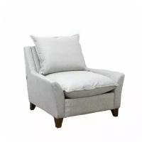 Кресло Хадсон, рогожка Taft, цвет серый