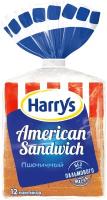 Harrys Хлеб American Sandwich пшеничный сандвичный в нарезке, 470 г