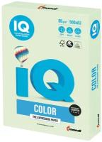 Бумага цветная IQ color большой формат (297х420 мм), А3, 80 г/м2, 500 л, пастель, светло-зеленая, GN27