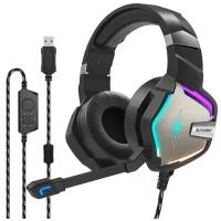 Игровые наушники BlitzWolf BW-GH1 Pro USB 7.1 Virtual Surround Sound Black