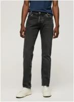 Джинсы прямые Pepe Jeans, размер 34, рост 32, черный