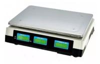 Весы торговые счетные электронные 3 источника питания, до 40 кг, с дисплеем для покупателя