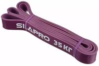 Силовая эластичная лента SILAPRO для фитнеса 208х0,45х3,2см, латекс, 35 кг