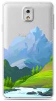 Силиконовый чехол на Samsung Galaxy Note 3 Гора / для Самсунг Галакси Ноут 3