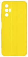 DF / Силиконовый чехол для телефона Tecno Pova 3 на смартфон Техно Пова 3 DF tCase-09 (yellow) / желтый