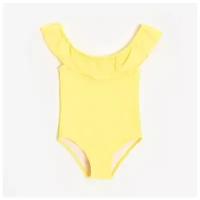 Купальный костюм слитный детский MINAKU цв.желтый, рост 122-128 (4) 9136834