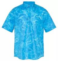 Рубашка Ice Play U1MG062 голубой+принт m
