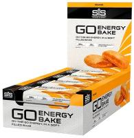 Углеводный энергетический батончик с начинкой SiS GO Energy BAKE, упаковка 12шт по 50г (Апельсин)