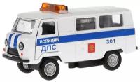 Модель машины УАЗ 39625 Полиция, ДПС, инерционная, свет, звук СТ-1232WB-H