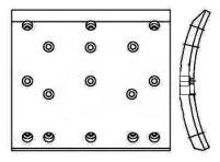 Накладки тормозные hsb hong sung brake HL0028