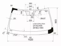 Стекло Лобовое + Дд Lexus Ls460/460l/600hl 06-17 XYG арт. LS-06-VCPS LFW/X