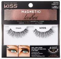 Kiss Магнитные ресницы нового поколения Charm / Magnetic Eyeliner Lash, 1 пара KMEL01