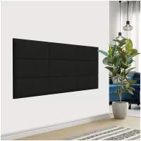 Стеновая панель Velour Black 30х60 см 4 шт