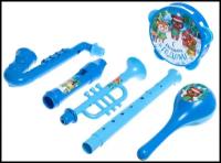 Набор музыкальных инструментов «С Новым годом!», цвет синий