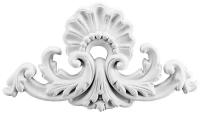Декоративный элемент Fabello Decor W 703, орнамент для интерьера белый грунтованный, декор для стен и потолка, 35*220*410 мм