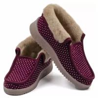 Бабуши Shoes KOMFORT, размер 39, бордовый