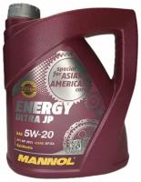 Моторное масло 7906 MANNOL ENERGY ULTRA JP 5W20 4 Л. синтетическое 5W20