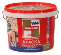 Краска акриловая Parade W4 интерьерная матовая бесцветный 2.5 л