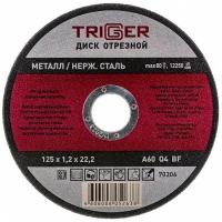 Диск отрезной Trigger 70306 125х1,2х22,2 мм по металлу и нерж. стали