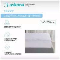 Чехол на матрас Askona (Аскона) Protect-a-Bed Terry 140х200х35,6