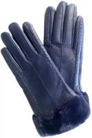 Теплые зимние перчатки из искусственной кожи