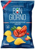 Чипсы BON GIORNO картофельные, лобстер, 80 г