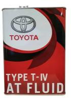 Масло трансмиссионное TOYOTA ATF Type T-IV, 4 л, 1 шт