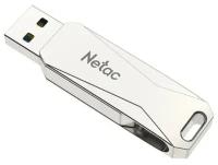 Флешка 64Gb Netac U782C metal USB 3.0 + Type C (NT03U782C-064G-30PN)