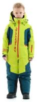 Комбинезон Dragonfly детский, капюшон, карман для ски-пасса, карманы, светоотражающие элементы, утепленный