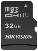 Карта памяти Hikvision microSDXC 32 ГБ Class 10, V10, A1, UHS-I, R/W 92/10 МБ/с, 1 шт., черный