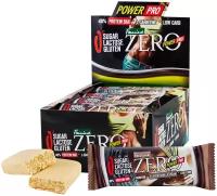 POWER PRO протеиновые батончики ZERO мультибелковые без сахара (50 г) (20 шт)