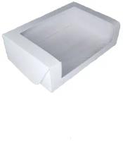 Коробка для пирожных и пряников с окном 270х180х80 мм, Набор из 5 шт